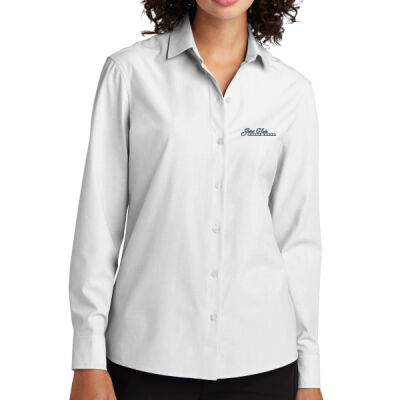 Saint Clair State Bank - Women's Long Sleeve Stretch Woven Shirt Thumbnail