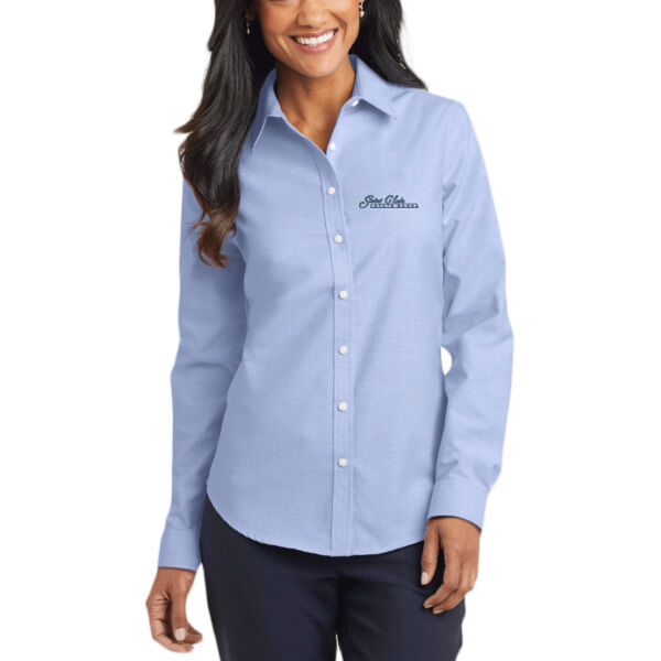 Saint Clair State Bank - Ladies SuperPro ™ Oxford Shirt Thumbnail