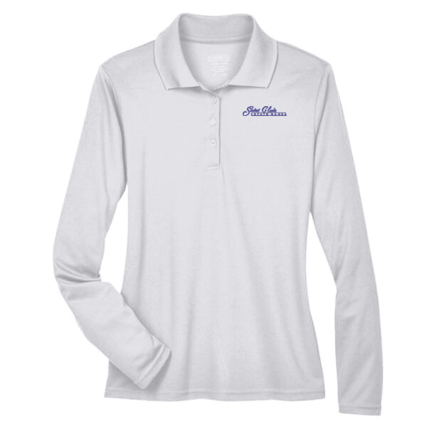 Saint Clair - Women's Pinnacle Performance Long Sleeve Piqué Polo Thumbnail