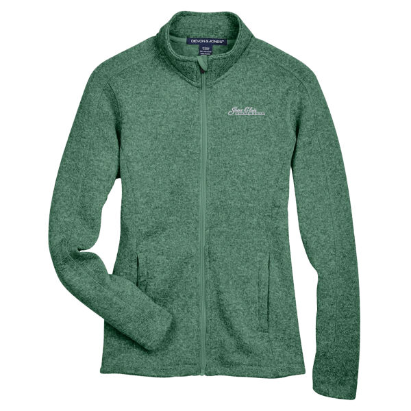 Saint Clair - Women's Bristol Full-Zip Sweater Fleece Jacket Thumbnail